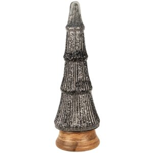 Clayre & Eef 65387 Árbol de Navidad Plata...