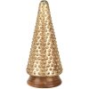 Clayre & Eef 65391 Árbol de Navidad dorado Ø 14x31 cm