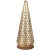 Clayre & Eef 65392 Árbol de Navidad dorado Ø 17x41 cm