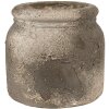 Clayre & Eef 6TE0517 Maceta Gris Beige Ø 17x16 cm