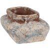 Clayre & Eef 6TE0522L Maceta Beige Azul 27x15x9 cm