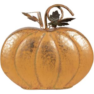 Clayre & Eef 6Y5623 Calabaza decorativa de hierro naranja 34x15x32 cm