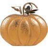 Clayre & Eef 6Y5623 Calabaza decorativa de hierro naranja 34x15x32 cm