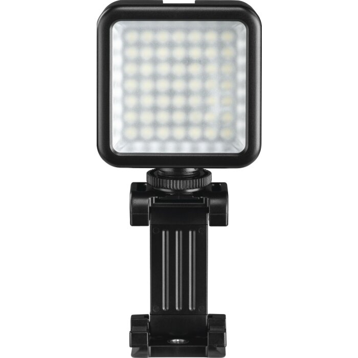 Hama 49BD Luz LED para smartphones cámaras de foto vídeo regulable a pilas
