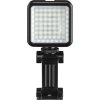 Hama 49BD Luz LED para smartphones cámaras de foto vídeo regulable a pilas