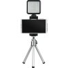 Hama 49BD Luz LED para smartphones cámaras de foto vídeo regulable a pilas