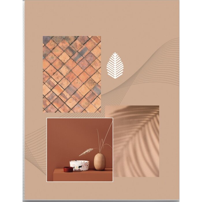 Álbum Hama de tapa blanda Singo II, para 80 fotos en formato 10x15 cm, terracota