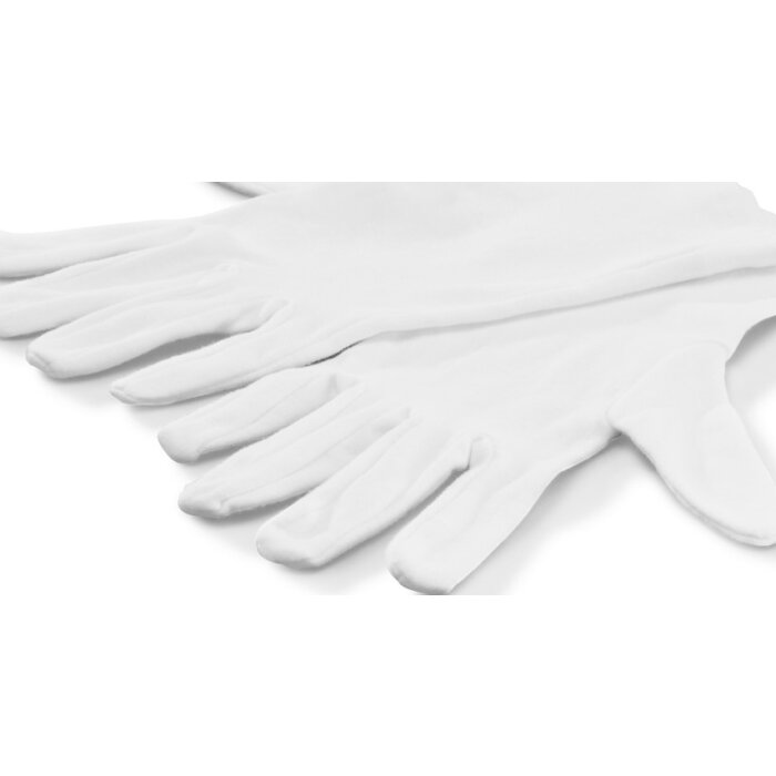 Hama guantes de algodón blanco talla XL 1 par para laboratorio y hogar