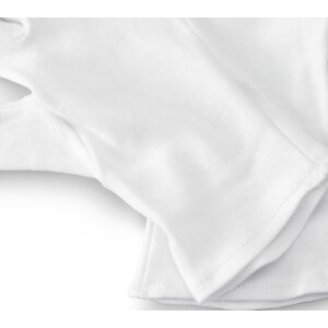 Hama guantes de algodón blanco talla XL 1 par para...