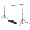 Sistema de fondo fotográfico Hama 158-295 cm extensible para estudio y viajes