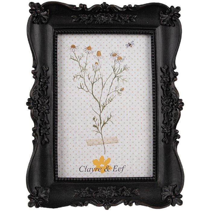 Clayre & Eef 2F1152 Marco Negro 15x2x20 cm / 10x15 cm