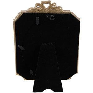 Clayre & Eef 2F1154 Marco de Foto Verde Dorado 16x2x24 cm 13x18 cm