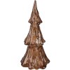 Clayre & Eef 6PR4364 Árbol de Navidad LED color oro Ø 12x24 cm 3xAAA