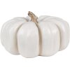 Clayre & Eef 6PR4366 Calabaza decorativa Poliresina blanca Ø 27x16 cm