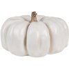 Clayre & Eef 6PR4366 Calabaza decorativa Poliresina blanca Ø 27x16 cm