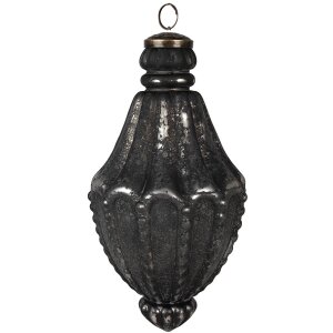 Clayre & Eef 6GL4520 Adorno de Navidad Negro Ø...
