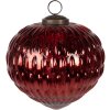 Clayre & Eef 6GL4524 Adorno de Navidad rojo Ø 13x13 cm