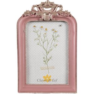 Clayre & Eef 2F1104 Marco Foto Rosa Plata 16x2x23 cm...