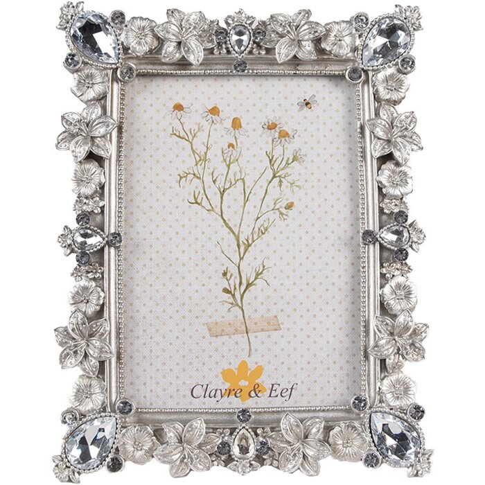 Clayre & Eef 2F1106 Marco de fotos color plata 16x2x21 cm 10x15 cm