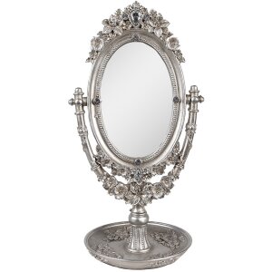 Clayre & Eef 62S297 Espejo de mesa color plata...