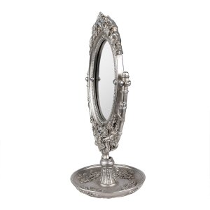 Clayre & Eef 62S297 Espejo de mesa color plata...