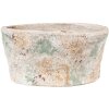 Clayre & Eef 6TE0533M Maceta Beige Verde 22x13x11 cm