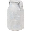 Clayre & Eef 6TE0537S Jarrón Decoración Gris Beige 15x12x20 cm
