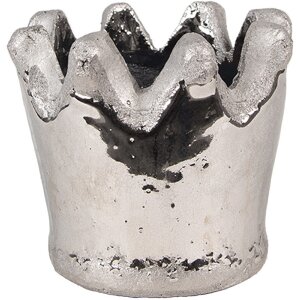 Clayre & Eef 6TE0540S Macetero plata Ø 12x10...