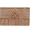 Clayre & Eef GBBMC-2 Felpudo Estilo Campestre Marrón Blanco 75x45x1 cm