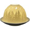 Clayre & Eef 6CE1817 Portacandelitas Ø 12x8 cm Árbol Blanco