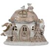 Clayre & Eef 6PR4165 Decoración Casa Enana con LED 18x11x15 cm