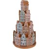 Clayre & Eef 6PR4350 Casa de decoración con LED Ø 18x33 cm 3xAAA