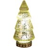 Clayre & Eef 6GL4569GR Árbol de Navidad con LED Verde Ø 7x16 cm