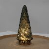Clayre & Eef 6GL4572GR Árbol de Navidad con LED Verde Ø 11x24 cm