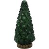 Clayre & Eef 6GL4575 Árbol de Navidad con LED Verde Ø 8x16 cm
