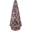 Clayre & Eef 6GL4586 Árbol de Navidad con LED Ø 11x24 cm Morado