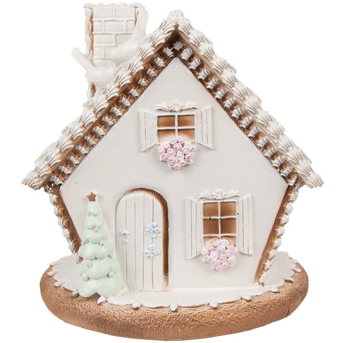 Clayre & Eef 6PR4349 Decoración casa con LED 17x16x17 cm 3xAAA