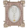 Clayre & Eef 2F1115 Marco de fotos color plata rosa 17x3x21 cm 10x15 cm