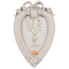 Clayre & Eef 2F1120 Marco Foto Forma Corazón Blanco 14x2x22 cm 10x15 cm