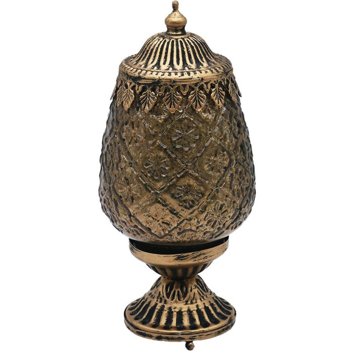 Clayre & Eef 6GL4590 Decoración con LED Bronce Ø 8x19 cm