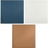 Hama Álbum Jumbo Arrugado 30x30 cm 80 páginas blancas Azul Marrón Blanco