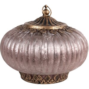 Clayre & Eef 6GL4589 Linterna LED Cristal Rosa...