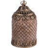 Clayre & Eef 6GL4600 Decoración con LED Bronce Ø 10x16 cm