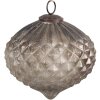 Clayre & Eef 6GL4535L Adornos para el árbol de Navidad Ø 20x18 cm Plata Vintage