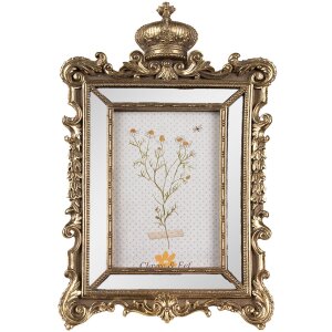 Clayre & Eef 2F1130 Marco de fotos Oro 21x3x32 cm...