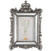 Clayre & Eef 2F1131 Marco de fotos 21x3x32 cm 13x18 cm Plata Vintage
