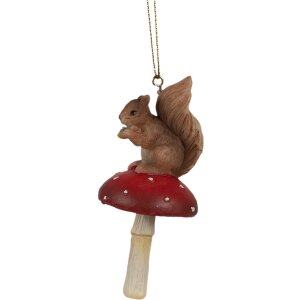 Clayre & Eef 6PR4233 Colgante decorativo ardilla...
