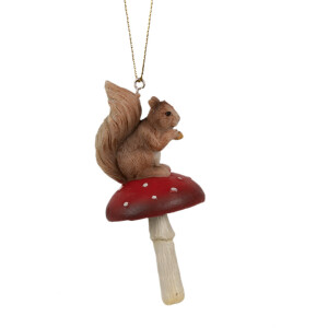 Clayre & Eef 6PR4233 Colgante decorativo ardilla...