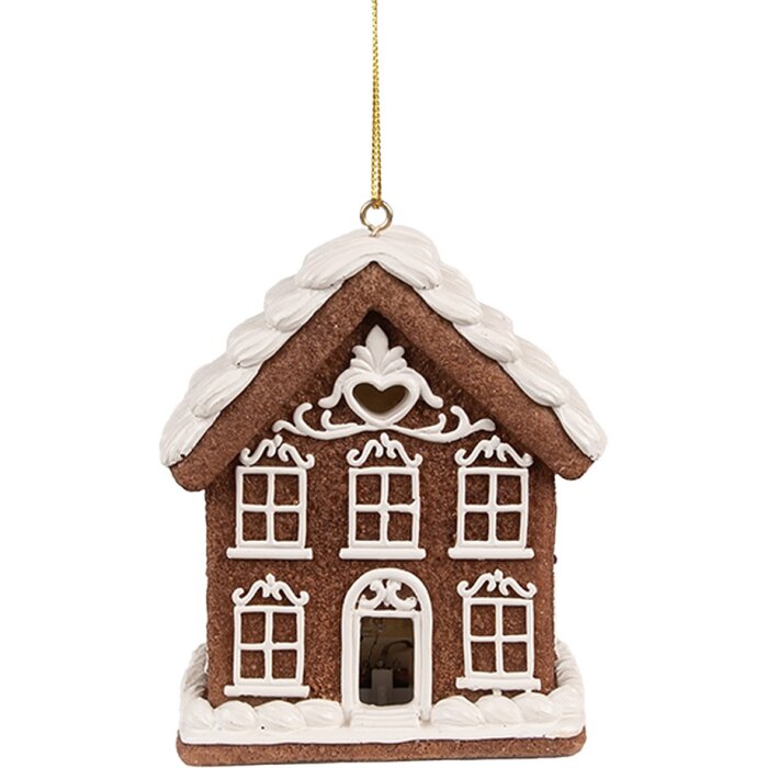Clayre & Eef 6PR4358 Decoración casa colgante con LED 8x6x10 cm
