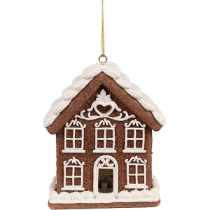 Clayre & Eef 6PR4358 Decoración casa colgante con LED 8x6x10 cm